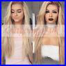 100% European Human Hair wigs Remy Long Ombre Blonde Lace Front/Full Lace wigs