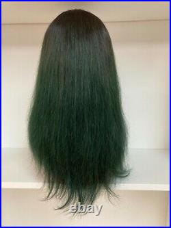 100%Remy Human Virgin Hair Full Lace Wig/360 Lace Frontal Natural /613 Fancy Wig