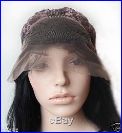 100% Remy Indian Human Hair Lace Wig Front Lace Wig #27 STOCK SELL 14'