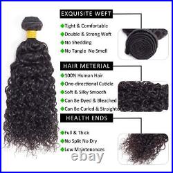 10A Brazilian Virgin Human Hair Bundles Loose/Deep/Curly/Water Wave Extensions