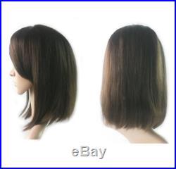 12100% remy human hair Short straight bob Fashion full lace wigs/lace front wig