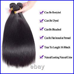 12A Human Hair Bundles Straight Hair Extensions Remy Virgin Hair Weft Weavy Hair