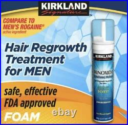 12 Months Supply 5% Easy to use Hair Regrowth Foam For Men Kirkland Exp 2024