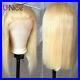 13x4 Blonde Lace Front Wig 613 Short Bob Lace Front Human Hair Wigs 150% 12 US