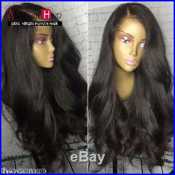 180% Full Lace/Lace Front Wigs Indian Human Hair Wig Body Wave Baby Hair Around