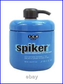 (1) Joico Ice Spiker water resistant Styling Glue, 16.9 fl. Oz. 500 ml