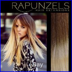 20 Dip dye ombre hair extensions weave/weft, human remy half head, full head