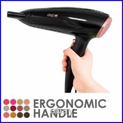 2200W Professional Style Hair Dryer Nozzle Concentrator Blower Pro Salon Heat UK