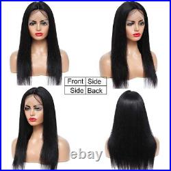 28inch Lace Front Wig Human Hair Wigs Straight 13×4 Frontal Wig 4×4 Closure Wigs