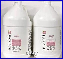 2 Gallon Set BIOLAGE Color Last Shampoo & Conditioner WithFREE TWIST&LOCK PUMPS