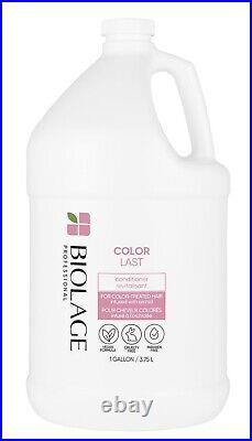 2 Gallon Set BIOLAGE Color Last Shampoo & Conditioner WithFREE TWIST&LOCK PUMPS