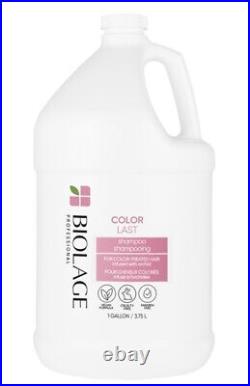 2 Gallon Set BIOLAGE Color Last Shampoo & Conditioner WithFREE TWIST&LOCK PUMPS