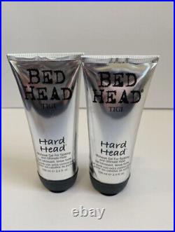 2 X TIGI Bed Head Hard Head Mohawk gel 3.4 oz