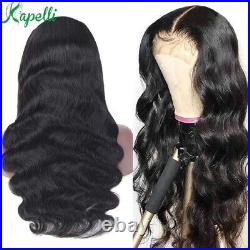 30inch Lace Closure Wig Human Hair Body Wave 134 Full Frontal Wigs Black Women