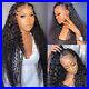 32 inch Lace Front Wig Human Hair Wig Water Wave 134 Lace Frontal Wig For Women
