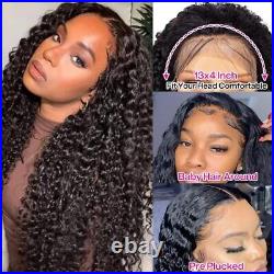 32 inch Lace Front Wig Human Hair Wig Water Wave 134 Lace Frontal Wig For Women