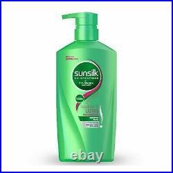 3x650ml Sunsilk Healthier & Long Shampoo Nourishes Styling Hair Care Beauty