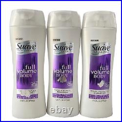 3x Suave Professionals Thick & Full Volumizing Shampoo 12.6 oz NEW