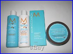 4 Mega Combo MOROCCANOIL Moroccan Oil Treatment + Shampoo + Conditioner + Mask