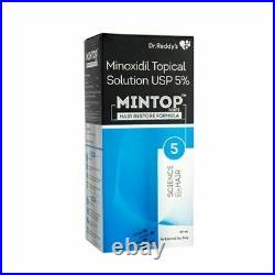 5 X Mintop By Dr. Reddy 5 % Topical Solution USP 60 ml Free Shipping World Wide