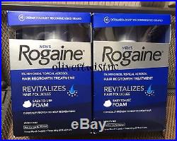 (6) ROGAINE MENS 5% TOPICAL FOAM MINOXIDIL 6 Month Supply (6) CANS 01/2020 NIB