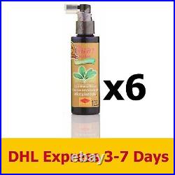 6x250ml Jinda Herbal Hair Growth Anti Hair Loss Hair Serum Beauty Care Styling