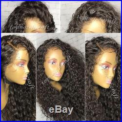 8A 100% Glueless Remy Virgin Human Hair Wigs Full Lace Front Wigs With Baby Hair