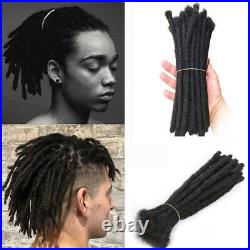 8 Handmade Mens Dreadlocks 100% Human Hair Jamaican Dreads Locs Hair Extensions