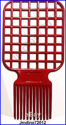 Afro & Twist Comb (Red)-Barber Favored