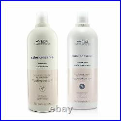 Aveda Color Conserve Shampoo and Conditioner 33.8 oz / 1 liter Duo BB
