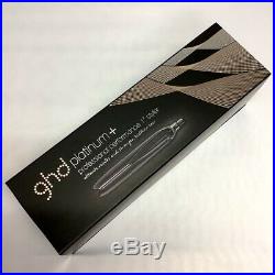 BLACK ghd PLATINUM + Plus Professional Styler Flat Iron Hair Straightener SEALED