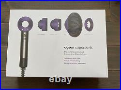 BRAND NEW Dyson Supersonic Hair Dryer with Attachments (Iron / Purple)