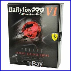 BaByliss PRO Ferrari Titanium Volare V1 Full Size professional Hair Dryer BLACK