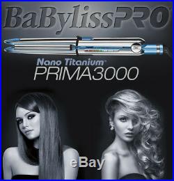 BaByliss Pro Nano Titanium Prima3000 1.25 Straightening Iron BABSS3000T 1 1/4in