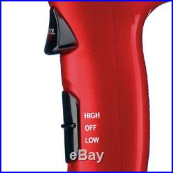 Babyliss PRO Ceramix Xtreme 2000 Watt Ultra Light Weight Hair Dryer BABR5572 Red