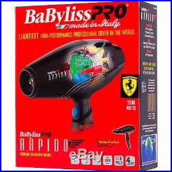 Babyliss PRO RAPIDO BF7000 Ferrari Designed Engine Hair Dryer 2000w Professional