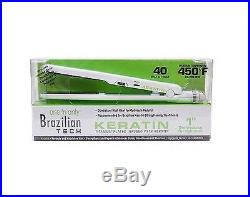 Babyliss Pro Brazilian Tech White Keratin 1 Professional Straightening Iron