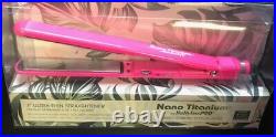 Babyliss Pro Nano Titanium 1 Ultra Thin 450° Pink Flat Iron Hair Straightener