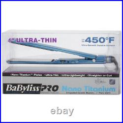 Babyliss Pro Nano Titanium 1 Ultra-Thin Ceramic Hair Straightener Flat Iron NT