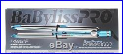Babyliss Pro Nano Titanium Prima 3000 Flat Iron 1.25 with THERMAL GLOVE