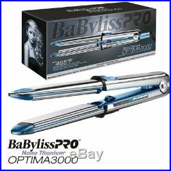 Babyliss Pro Nano Titanium Prima Optima 3000 1.25 Flat Iron BABSS3000T