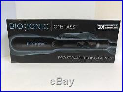 Bio Ionic Nano-Ceramic OnePass One Pass Straightening Flat Iron-1.5 (AUTHENTIC)