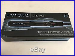 Bio Ionic One Pass Pro Straightening Iron 1 New & Free Expedited Shipping
