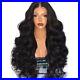 Black Wigs Remy Women Hair Body Wave Wigs For Women Natural Beauty 65-68cm US