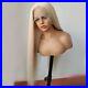 Blonde Lace Wig 100% Soft Human Real Hair Straight