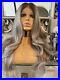 Blonde human hair Lace Front wig Balayage Wig Ombré Wig Blonde Grey Wig