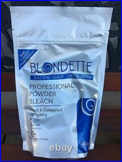 Blondette Salon Professional Powder Bleach blue dust-free 16 oz
