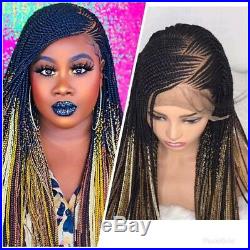 Braided Wig360 ponytail braids cornrows. Lace front wig, Pre-order 2-3WEEKS