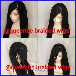 Braided wig beautiful Handmade cornrow feedin braids frontal wig. Cornrow wig
