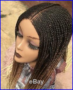 Braided wig handmade cornrow Ghana weave with closure PRE-ORDER ONLY